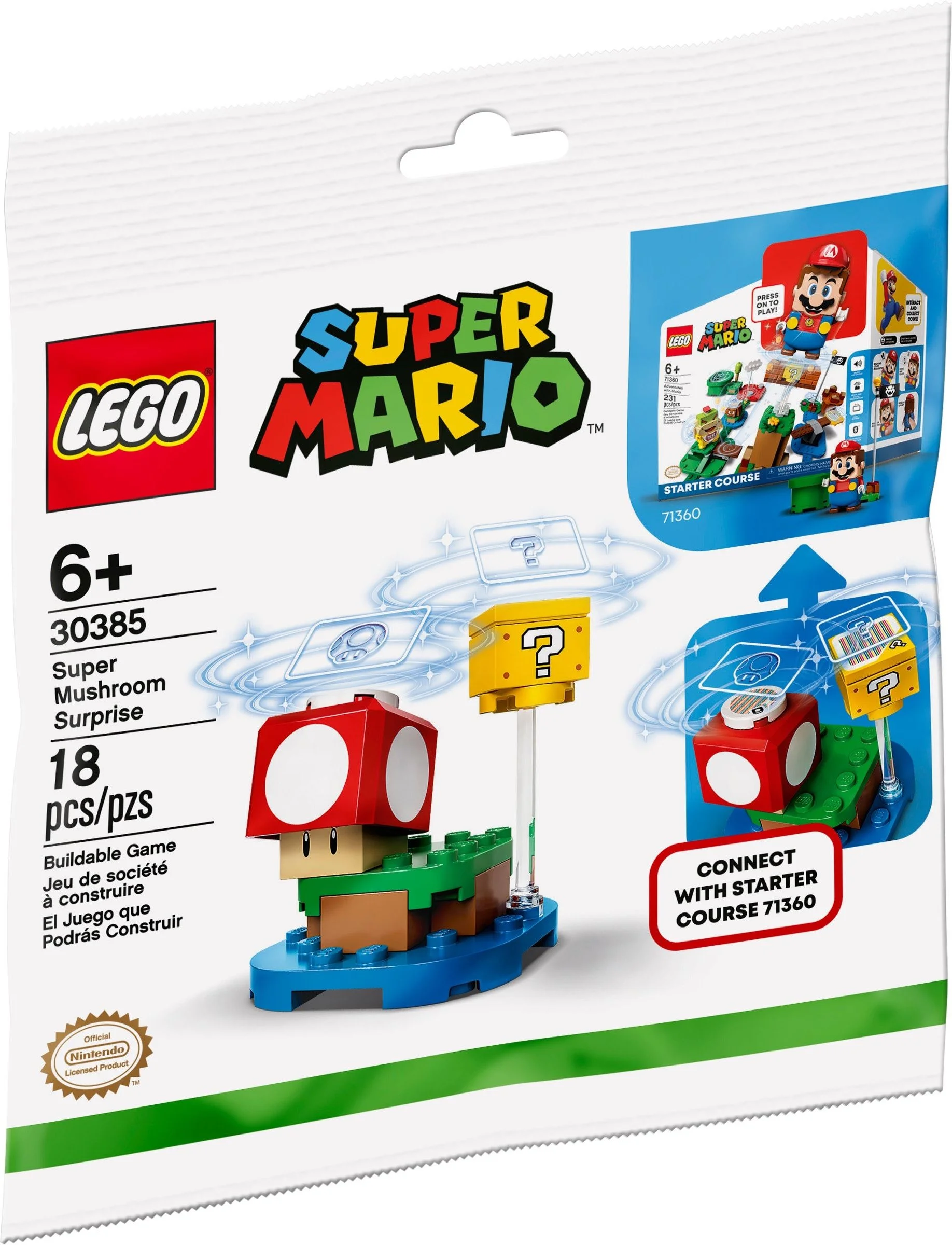 LEGO® 30385 Mario Supergrzybowa niespodzianka - zdjęcie 2