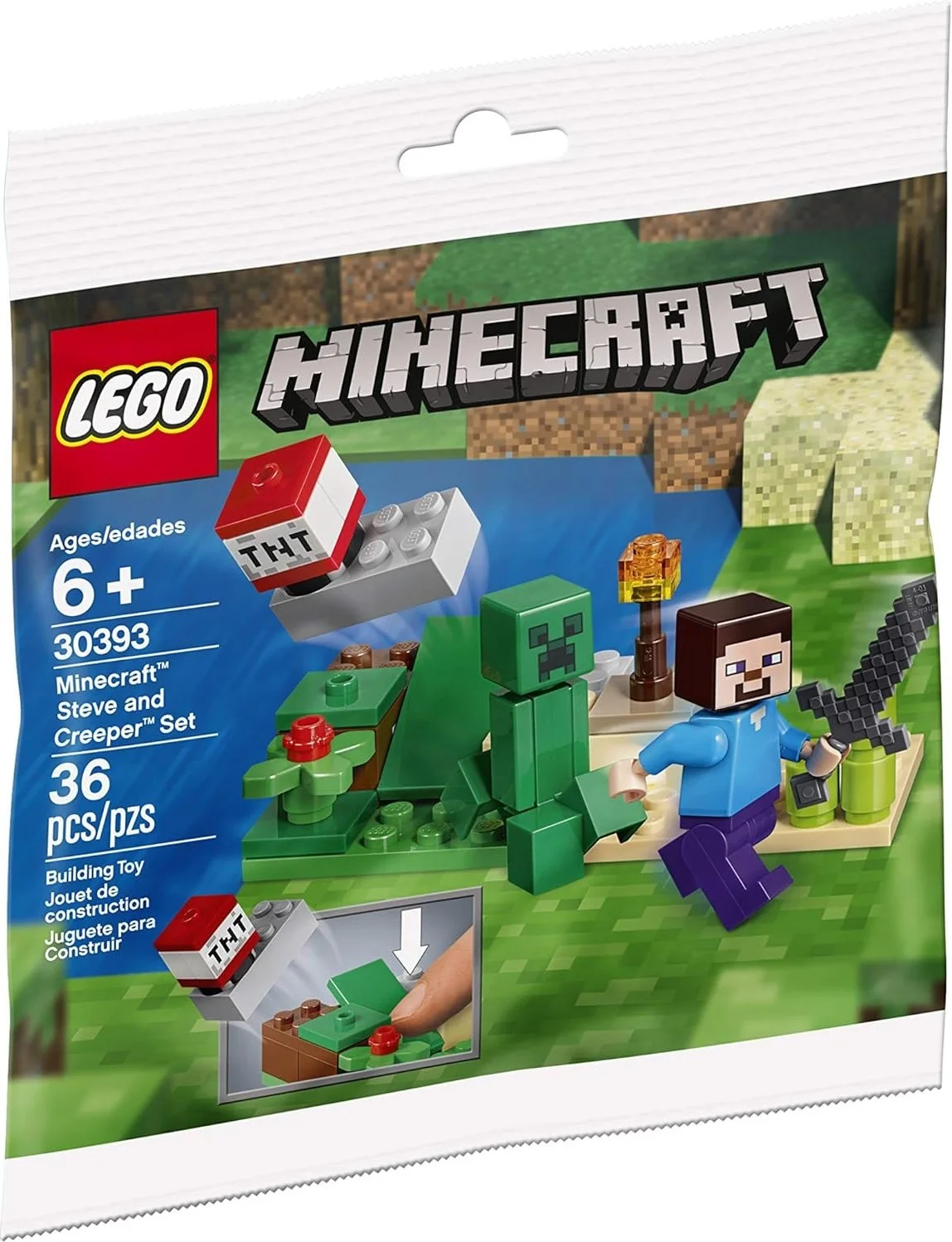 LEGO® 30393 Steve i Creeper - zdjęcie 2