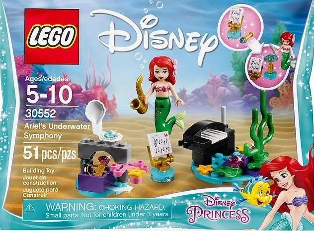 Podwodna Symfonia Arielki saszetka klocki minifigurka