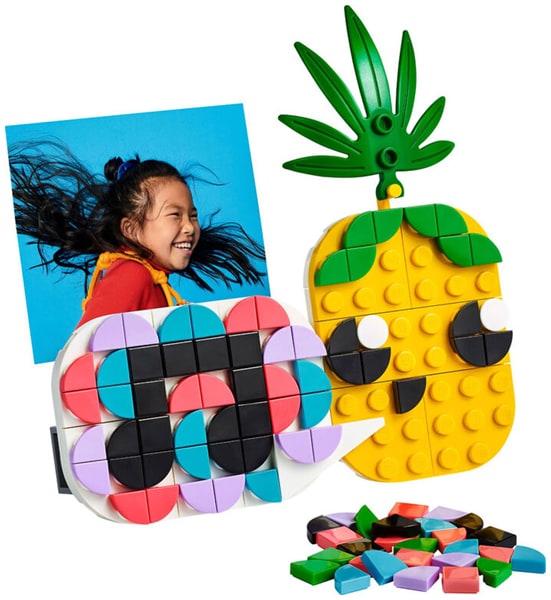 Dots Ananas Ramka Na Zdjęcie