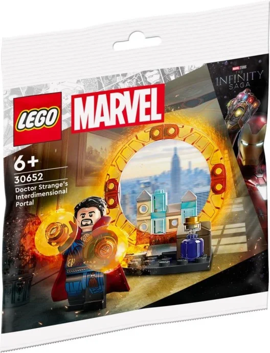 Klocki Lego Doktor Strange portal międzywymiarowy 44 elementy
