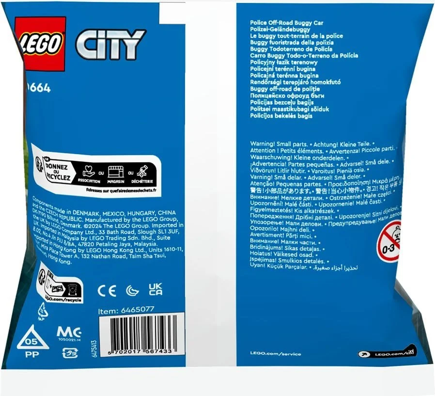 LEGO® 30664 Lego City Policyjny łazik terenowy - zdjęcie 2