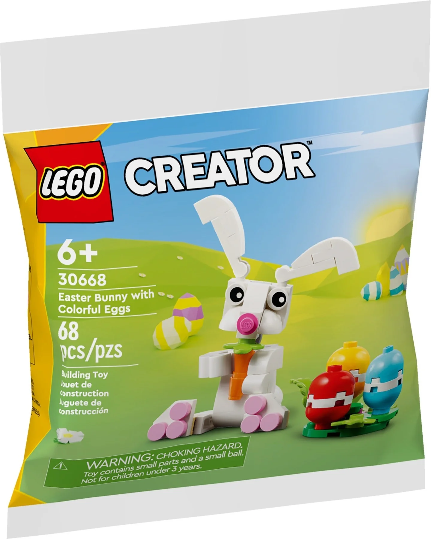 LEGO® 30668 Zajączek wielkanocny z kolorowymi pisankami - zdjęcie 3