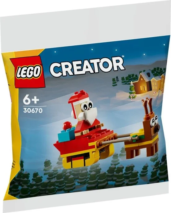 Saszetka Lego Creator Przejażdżka saniami Świętego Mikołaja