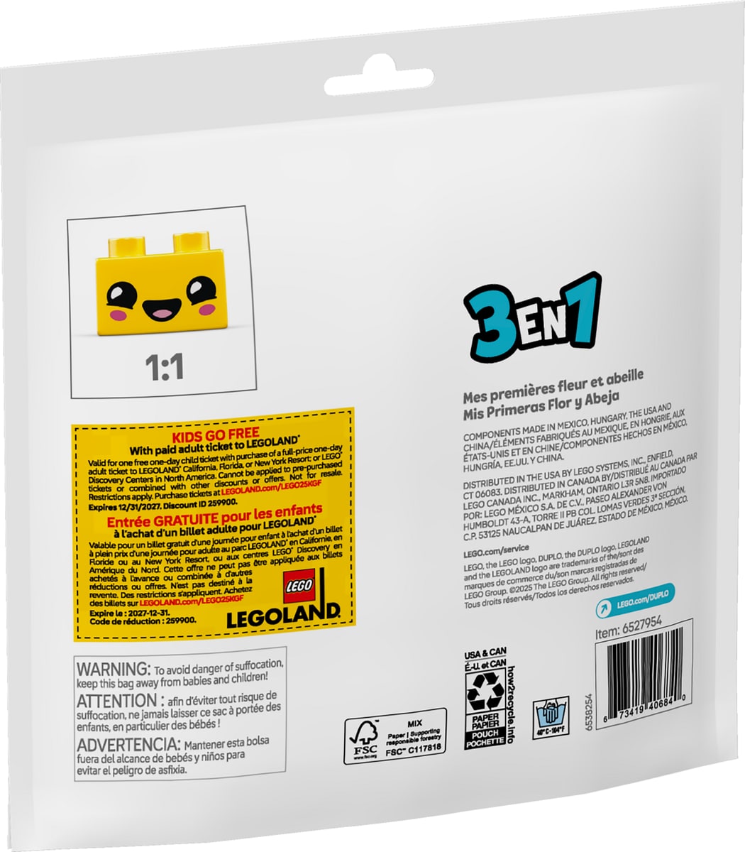 LEGO® 30686 Duplo Mój Pierwszy Kwiatek i Pszczoła - zdjęcie 5