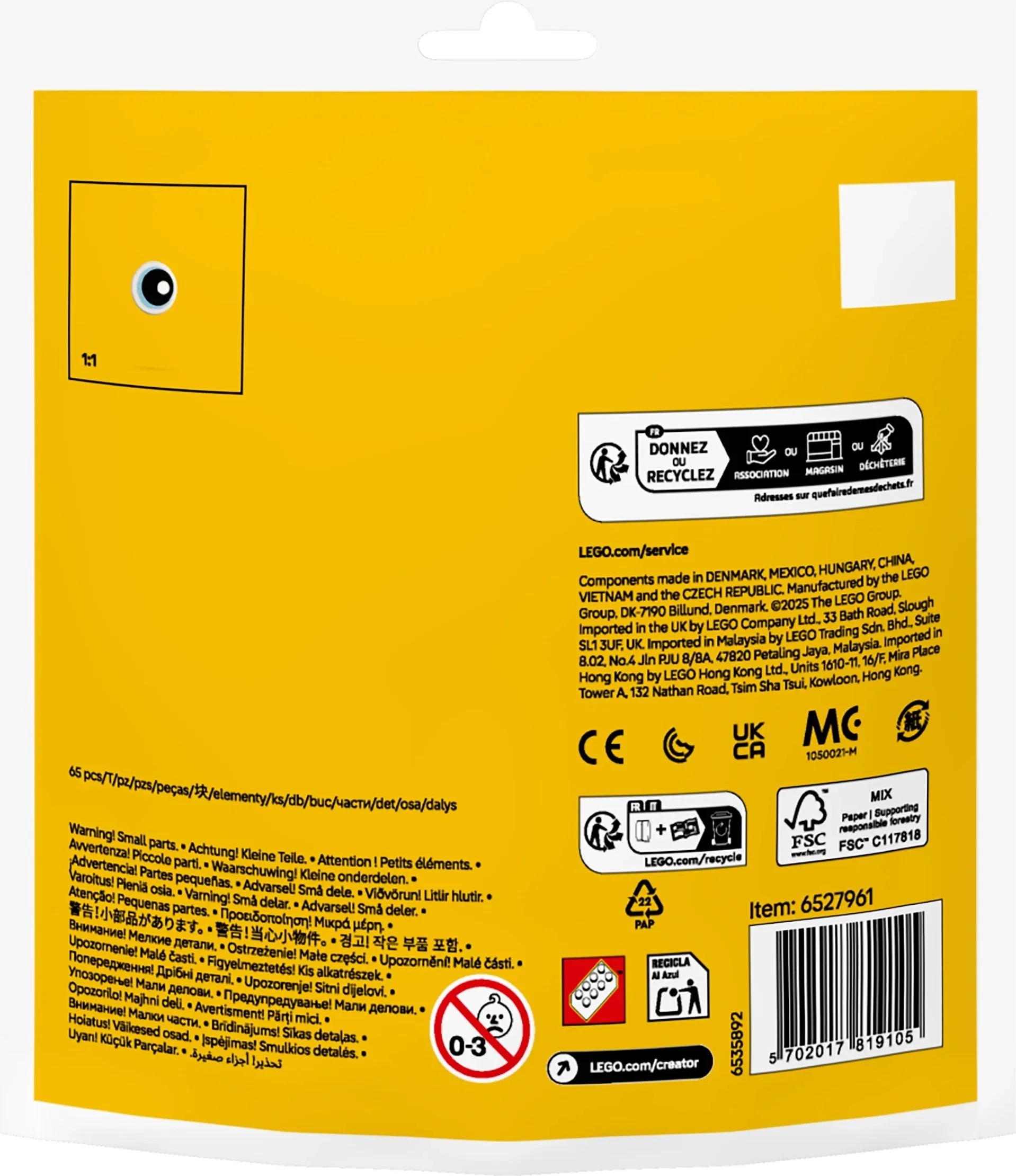 LEGO® 30690 Creator Malowanie Pisanek z Kurczaczkiem - zdjęcie 3