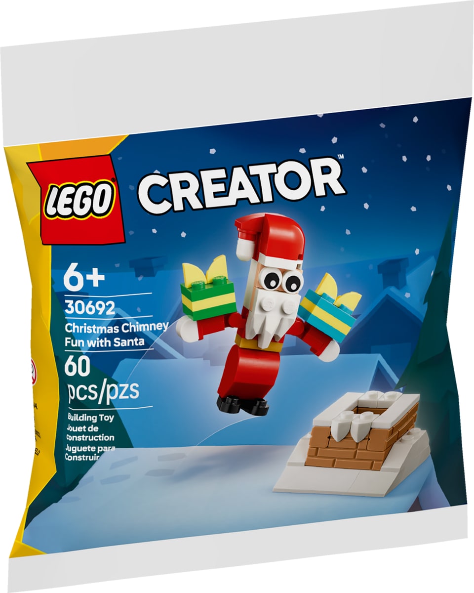 LEGO® 30692 Święty Mikołaj i świąteczny komin Nowy - zdjęcie 4