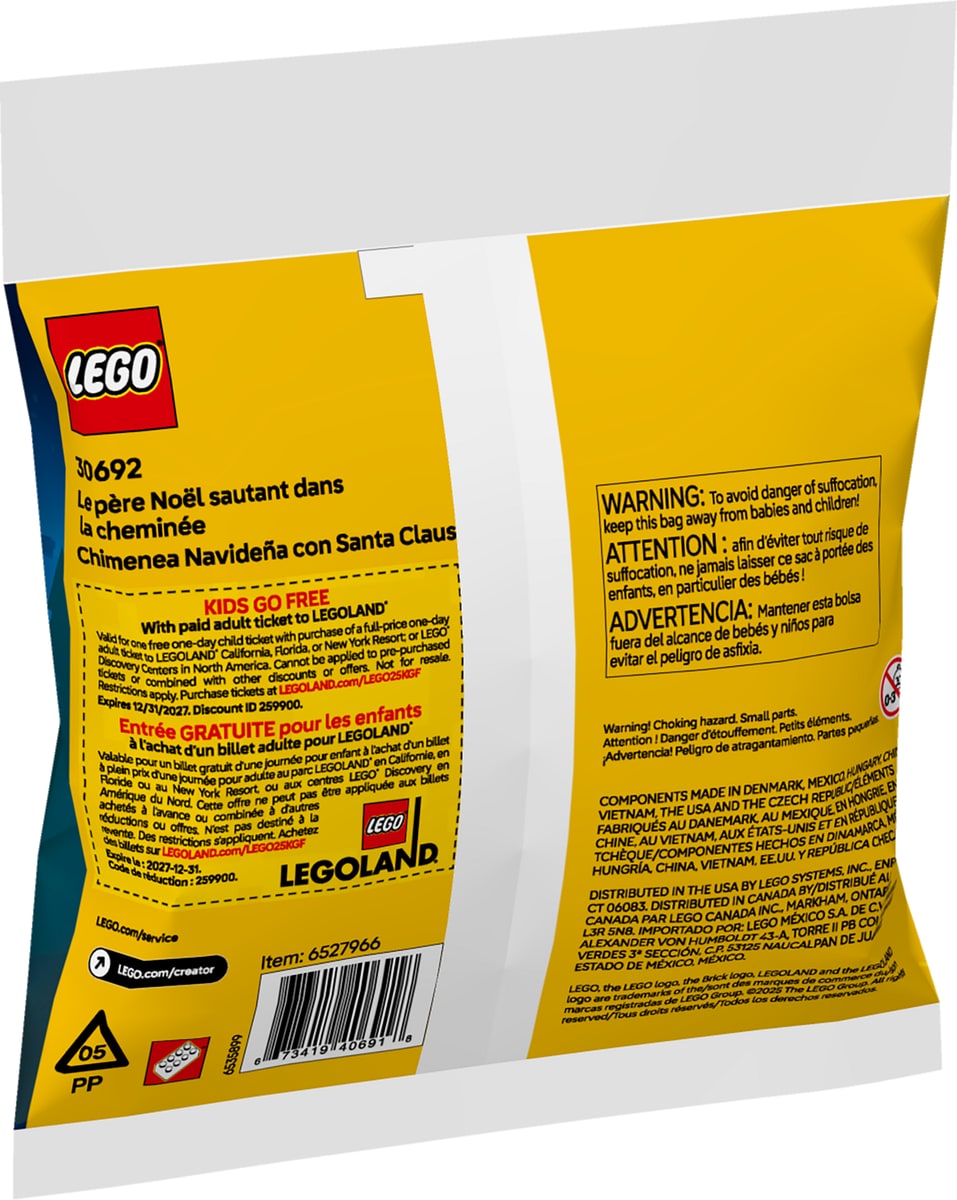 LEGO® 30692 Święty Mikołaj i świąteczny komin Nowy - zdjęcie 5