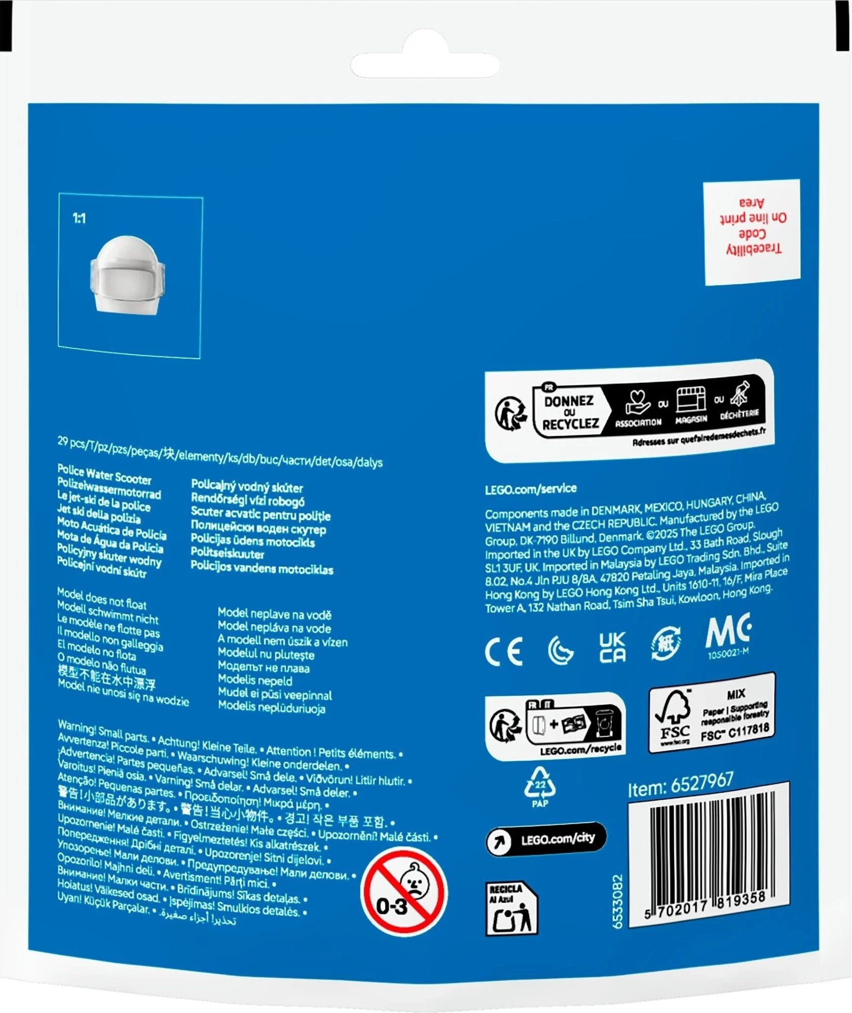 LEGO® 30693 Policyjny skuter wodny - zdjęcie 5