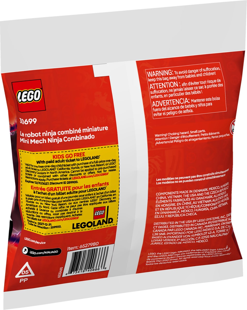 LEGO® 30699 Wielofunkcyjny Minimech Ninja - zdjęcie 3