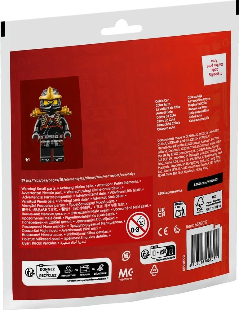 LEGO® 30723 Samochód Ninja Cole'a - zdjęcie 3