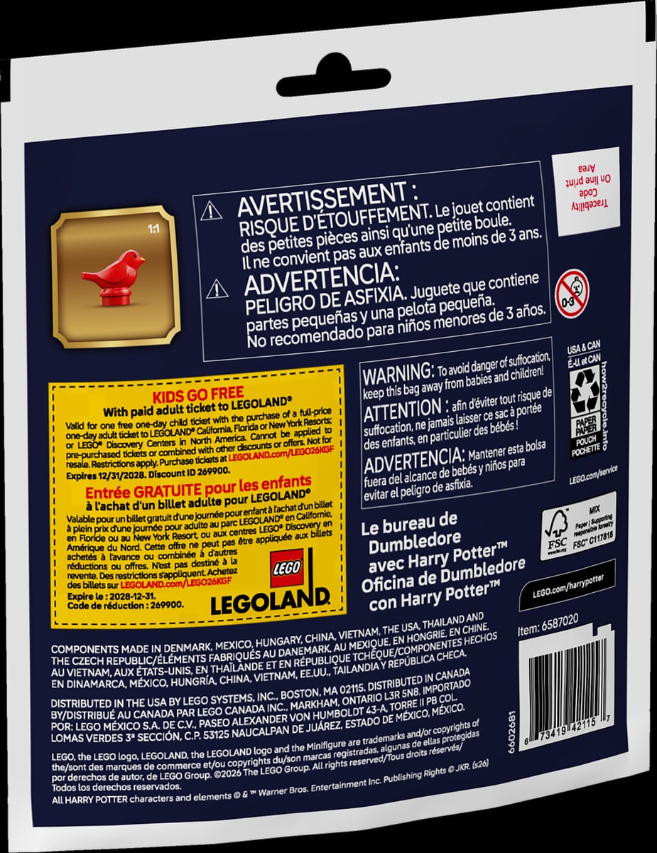 LEGO® 30724 TM Gabinet Dumbledore`a z Harrym Potterem - zdjęcie 9