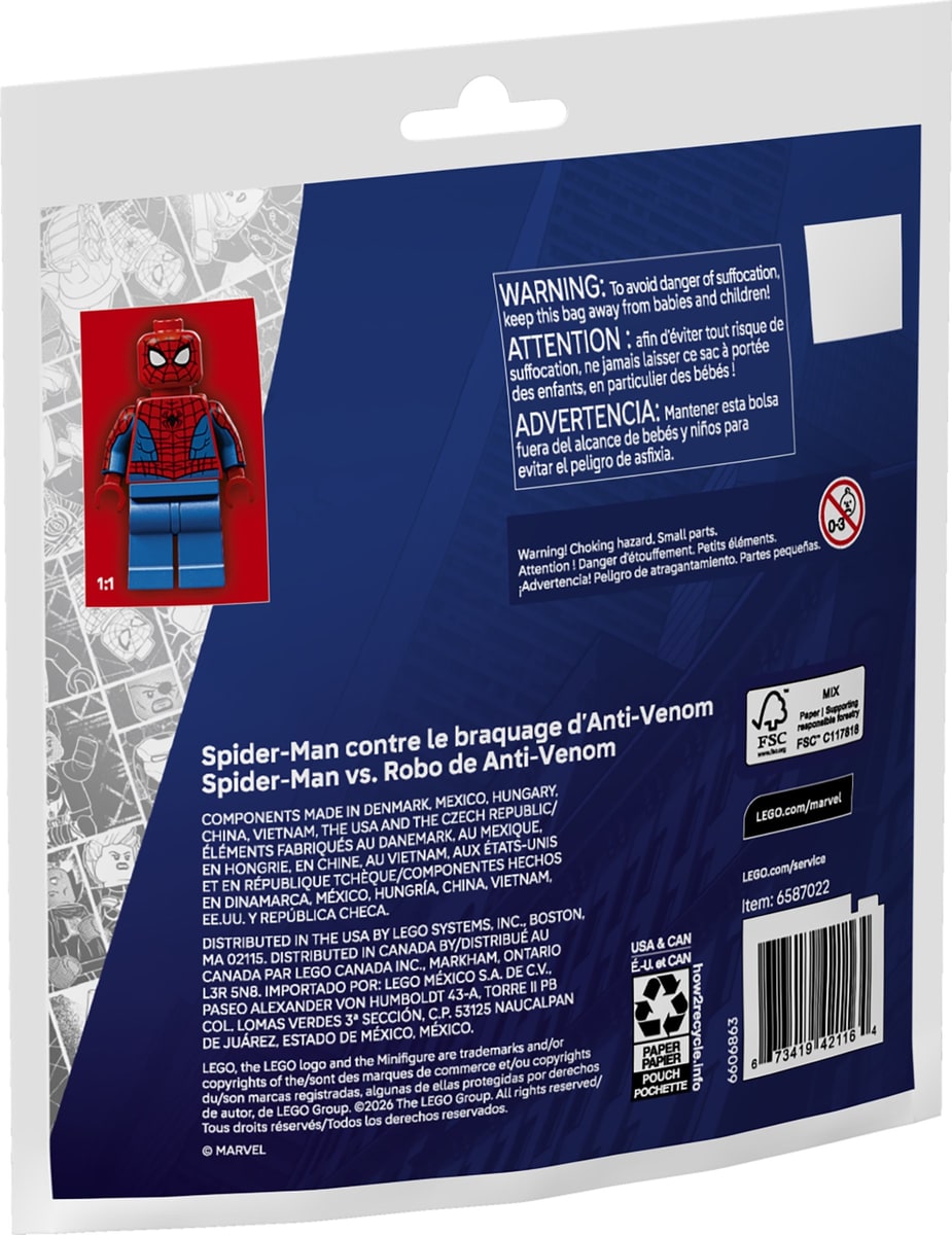 LEGO® 30725 Marvel Spider-man Vs. Anti-venom Napad Saszetka - zdjęcie 3
