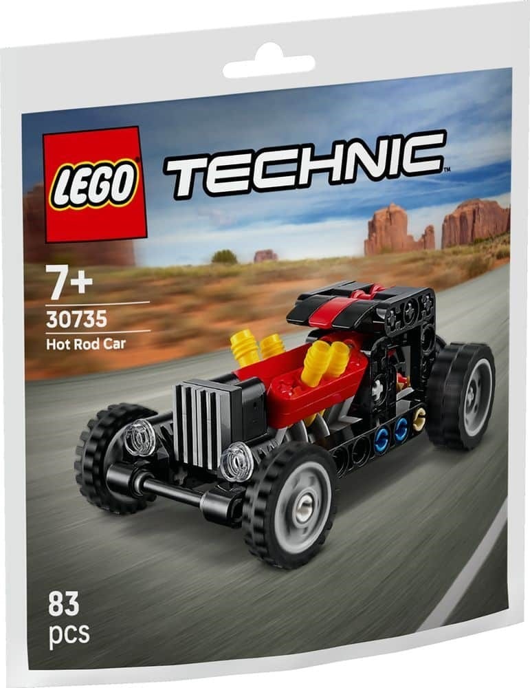 LEGO® 30735 Mały Zestaw Klocków Lego Technic Hot Rod Samochód Auto 83 Elementy - zdjęcie 4
