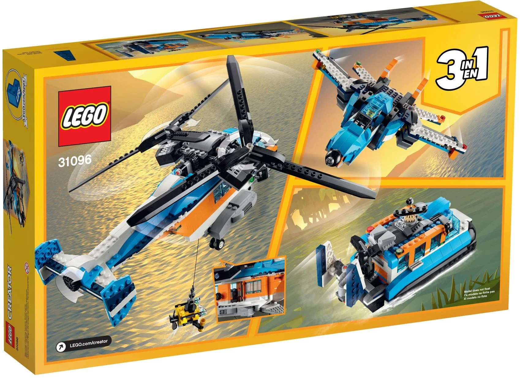LEGO® 31096 Śmigłowiec dwuwirnikowy - zdjęcie 5