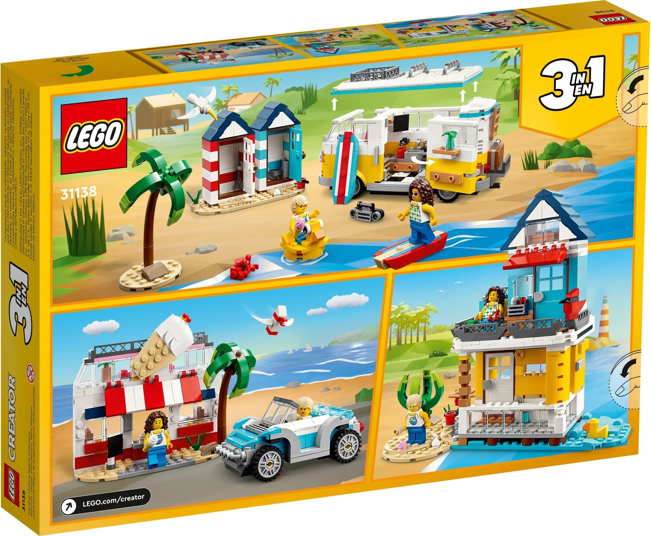 LEGO® 31138 3 w 1 Kamper na plaży - zdjęcie 8