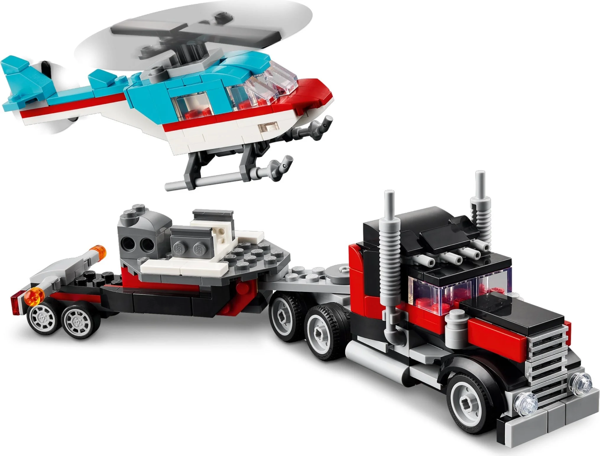 LEGO® 31146 Ciężarówka z platformą i helikopterem - zdjęcie 7