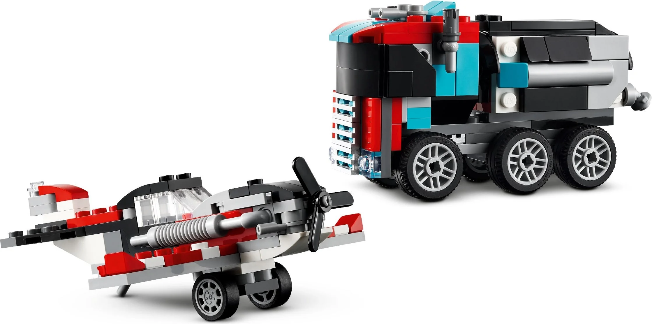 LEGO® 31146 Ciężarówka z platformą i helikopterem - zdjęcie 9