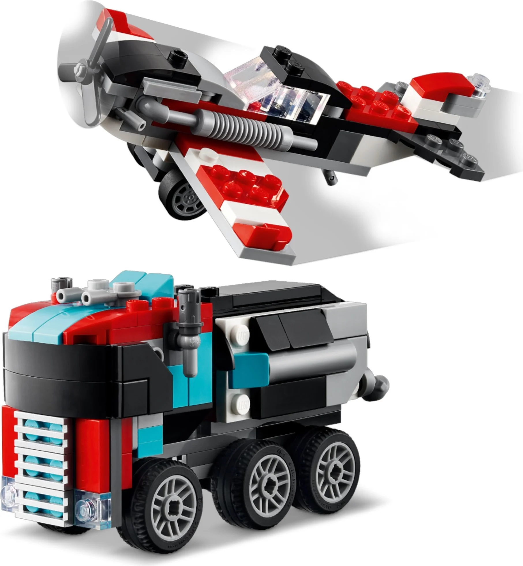 LEGO® 31146 Ciężarówka z platformą i helikopterem - zdjęcie 11