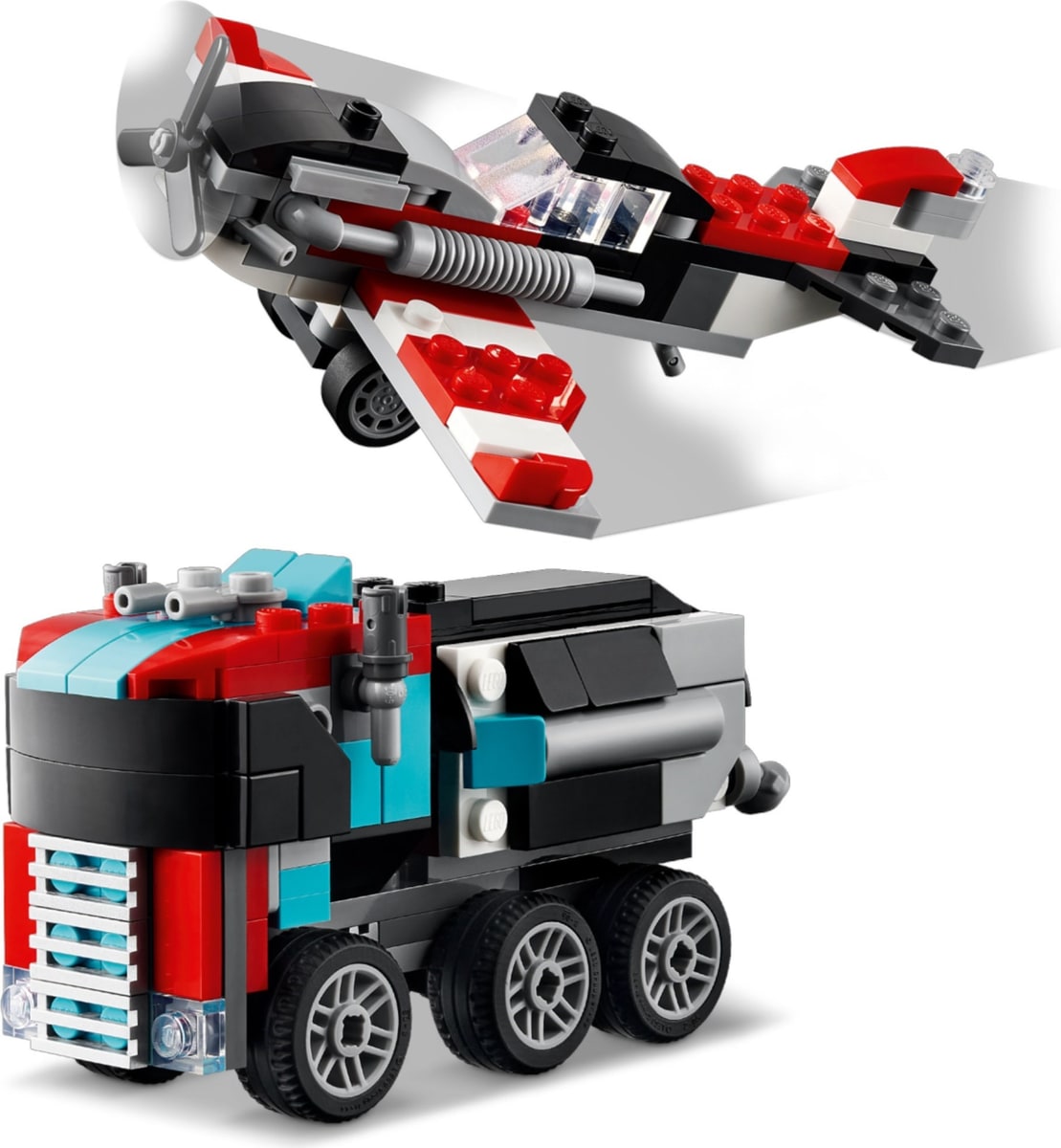 LEGO® 31146 Ciężarówka z platformą i helikopterem - zdjęcie 12