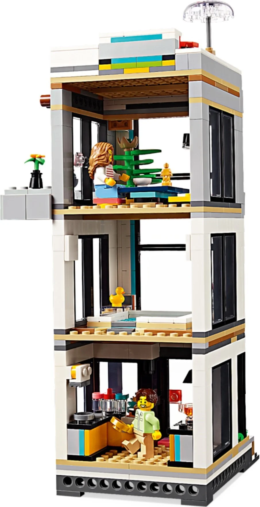 LEGO® 31153 Creator Zestaw 3w1 Nowoczesny Dom Kamienica Wieżowiec Opis - zdjęcie 7
