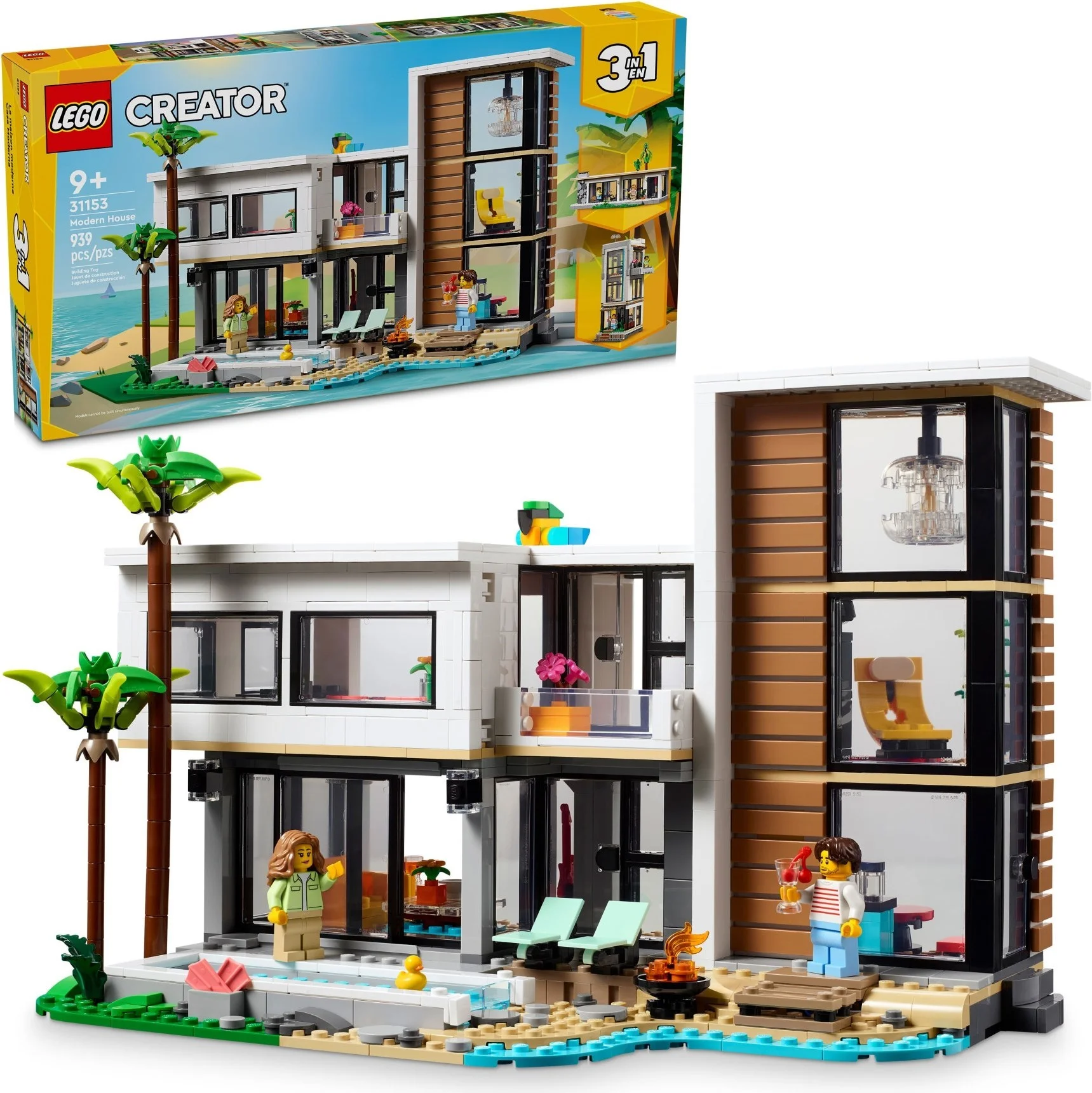 LEGO® 31153 Creator Zestaw 3w1 Nowoczesny Dom Kamienica Wieżowiec Opis - zdjęcie 11