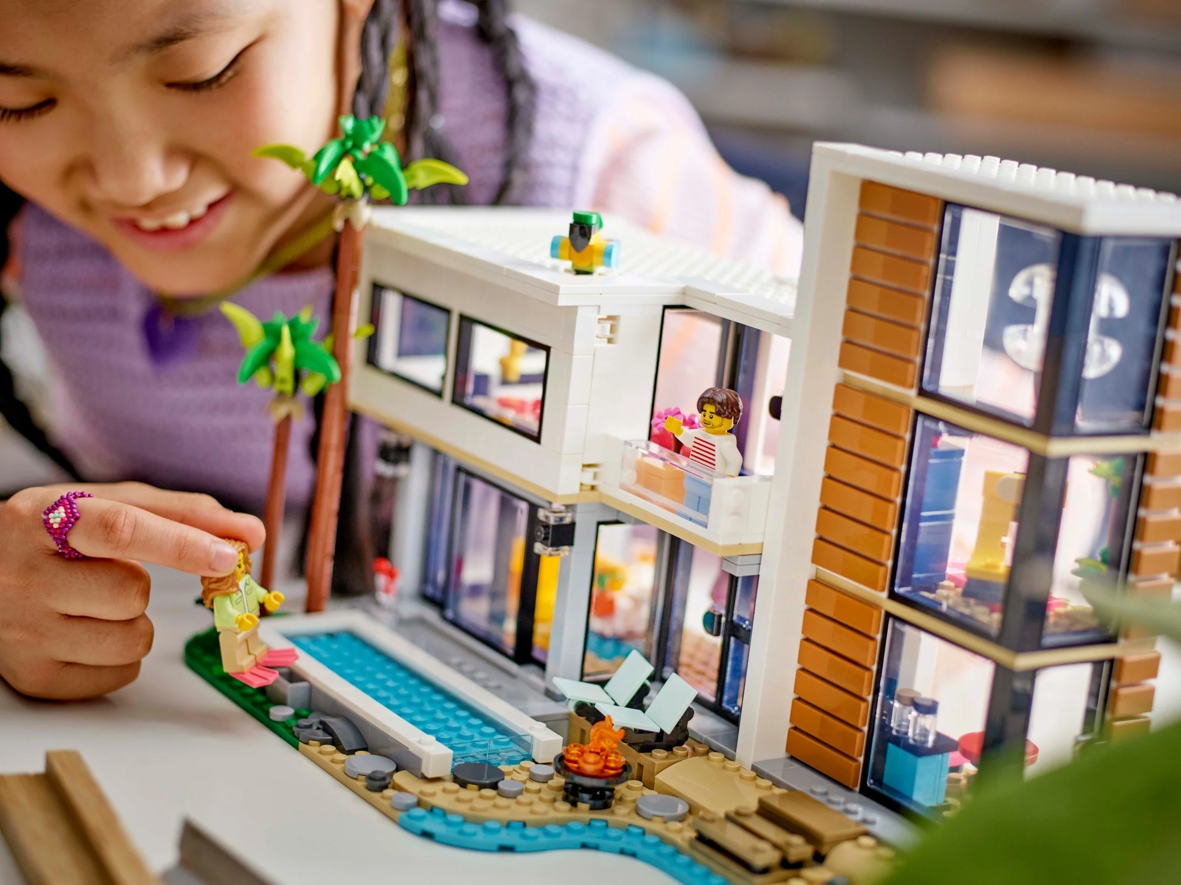 LEGO® 31153 Creator Zestaw 3w1 Nowoczesny Dom Kamienica Wieżowiec Opis - zdjęcie 13