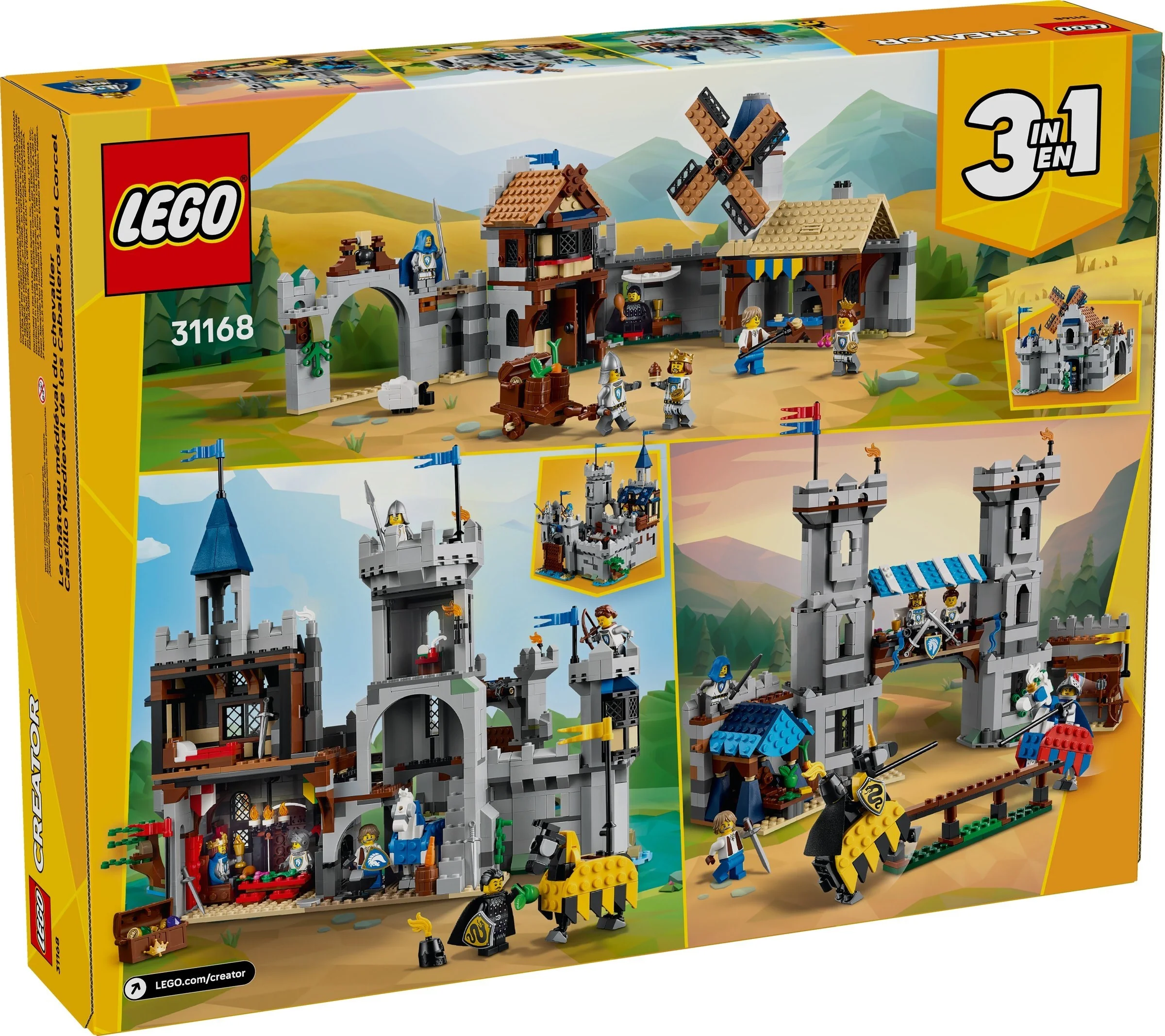 LEGO® 31168 Średniowieczny Zamek Rycerzy Konnych