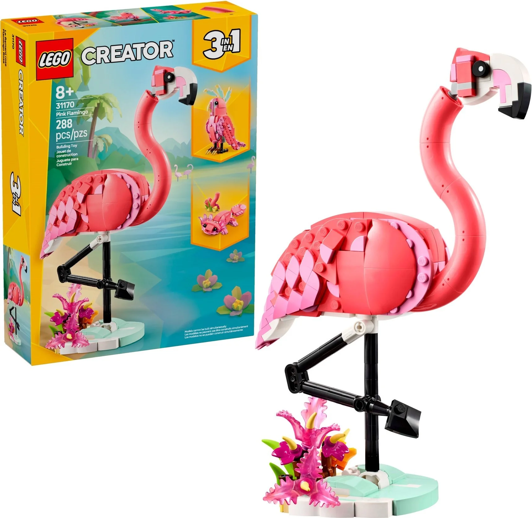 LEGO® 31170 Dzikie zwierzęta: różowy flaming - zdjęcie 5