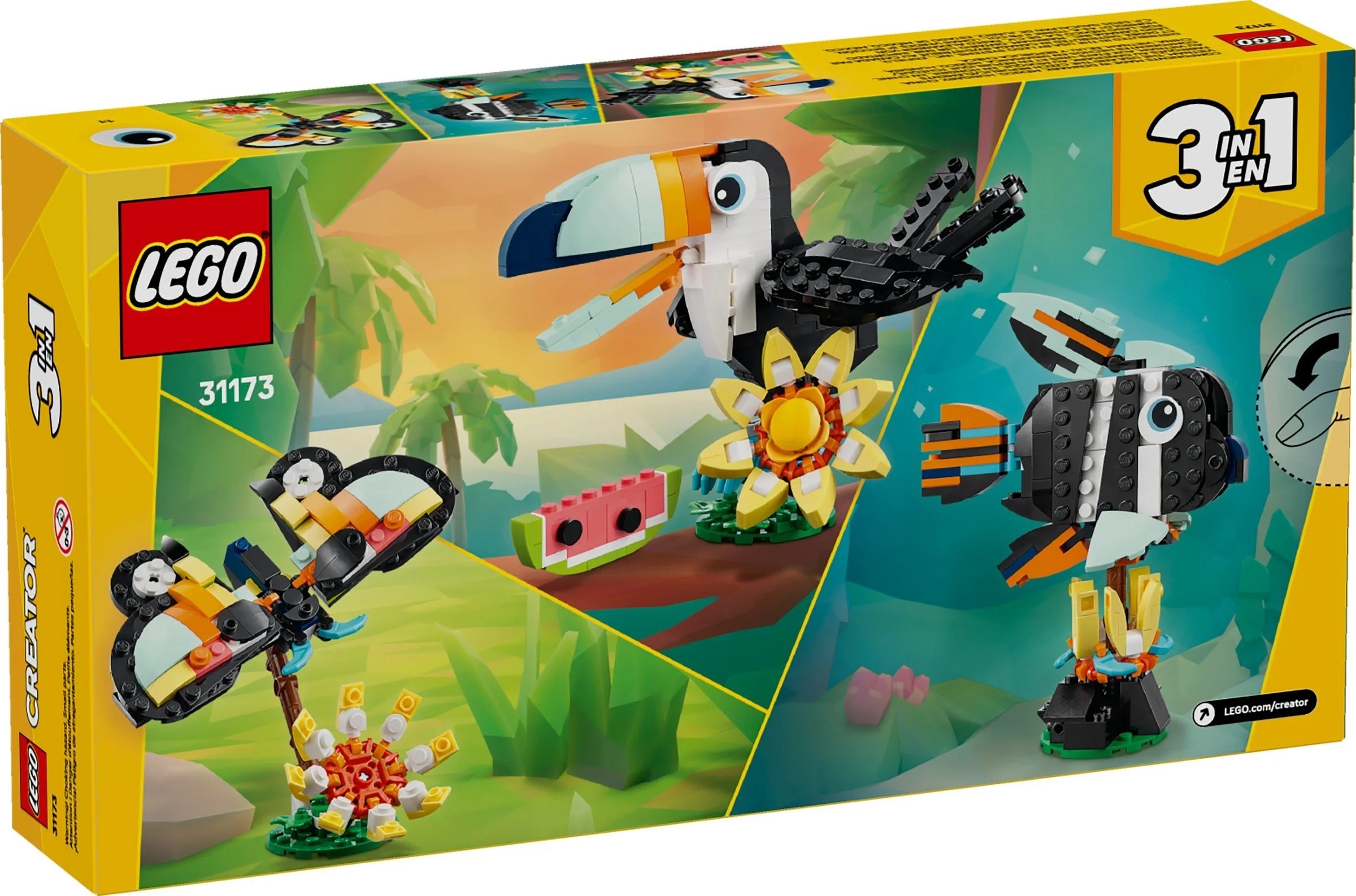 LEGO® 31173 Dzikie zwierzęta: Tropikalny tukan - zdjęcie 2