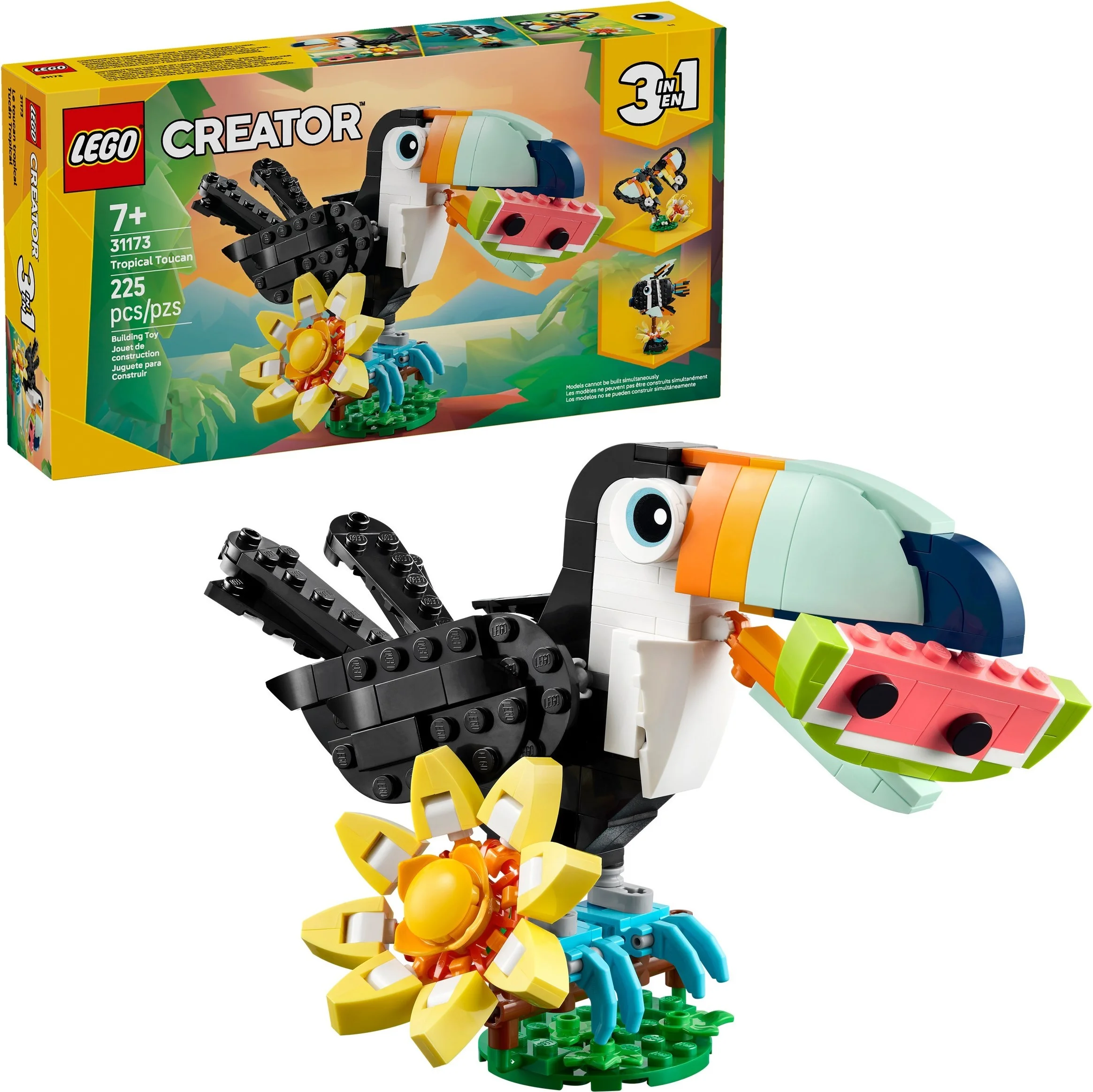 LEGO® 31173 Dzikie zwierzęta: Tropikalny tukan - zdjęcie 3