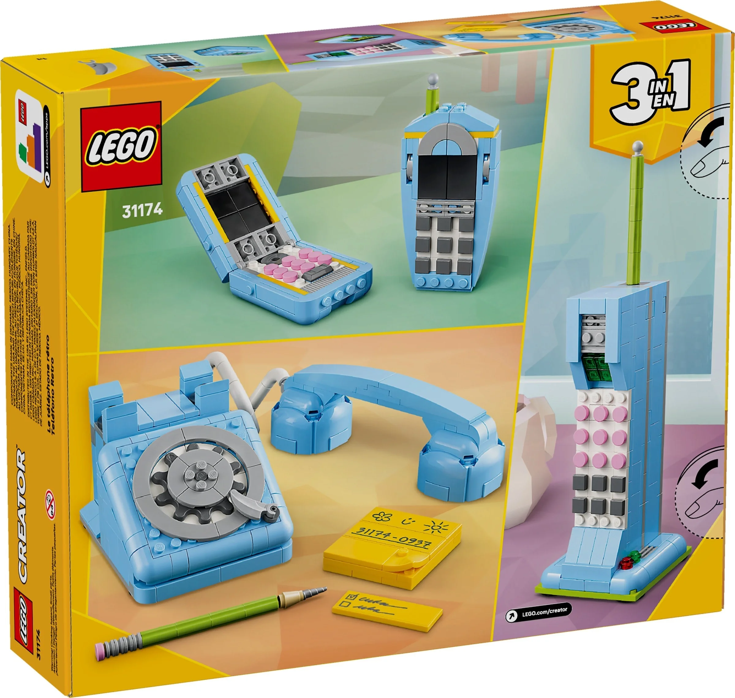 Telefon w stylu retro