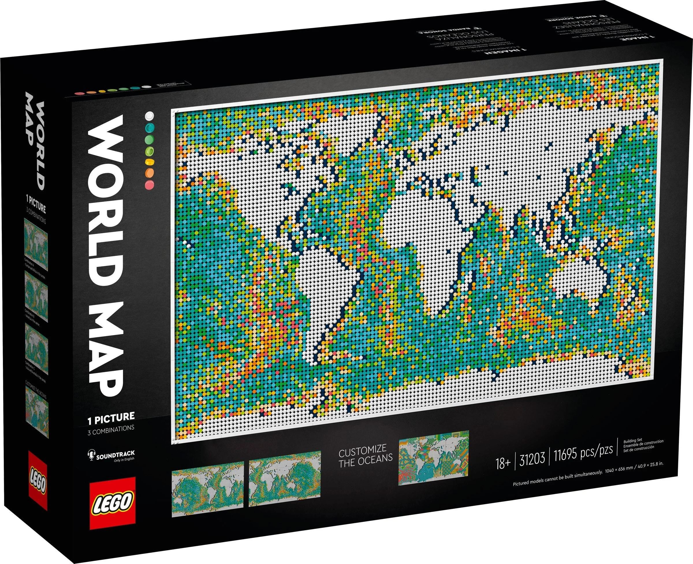 LEGO® 31203 Art Mapa Świata - zdjęcie 2