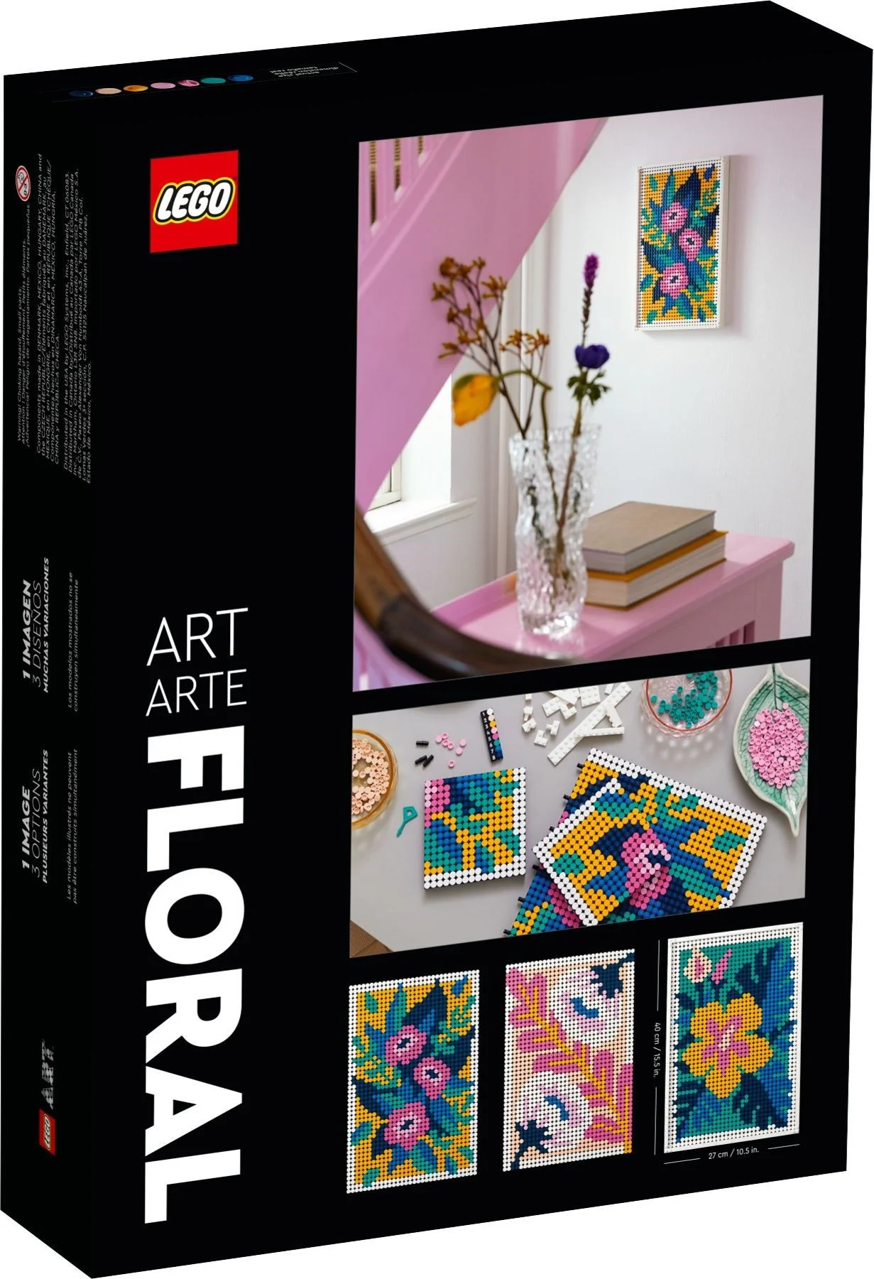 LEGO® 31207 Oryginalne Lego Art Sztuka kwiatowa 2870 elementów Kwiaty Nowe - zdjęcie 6