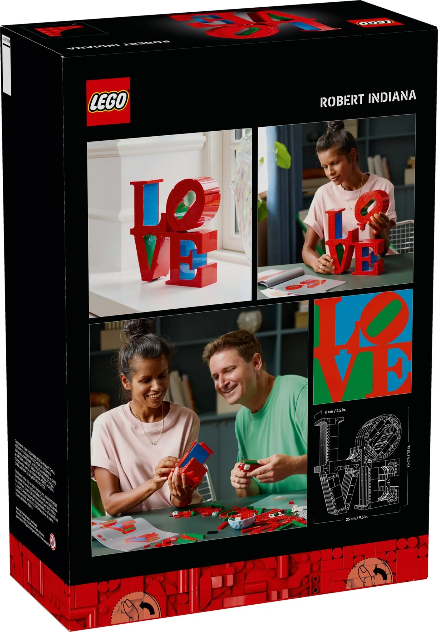 LEGO® 31214 Zestaw Klocków Lego Art Love Miłość Napis Love Top - zdjęcie 2