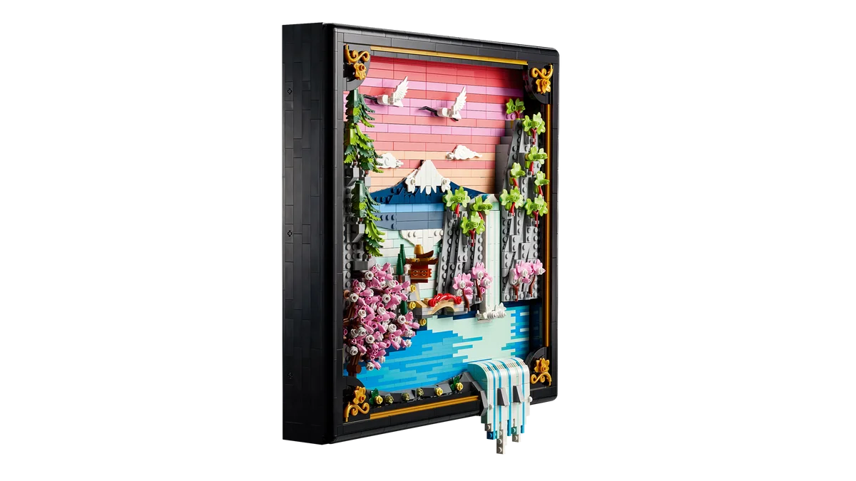 LEGO® 31218 Japoński krajobraz z kwitnącą wiśnią - zdjęcie 4