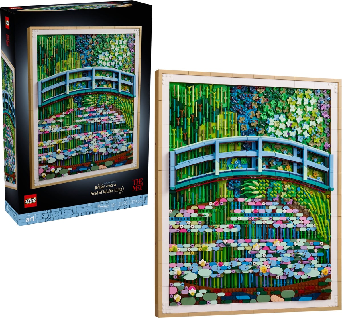LEGO® 31220 Claude Monet - Most nad stawem z liliami wodnymi - zdjęcie 4