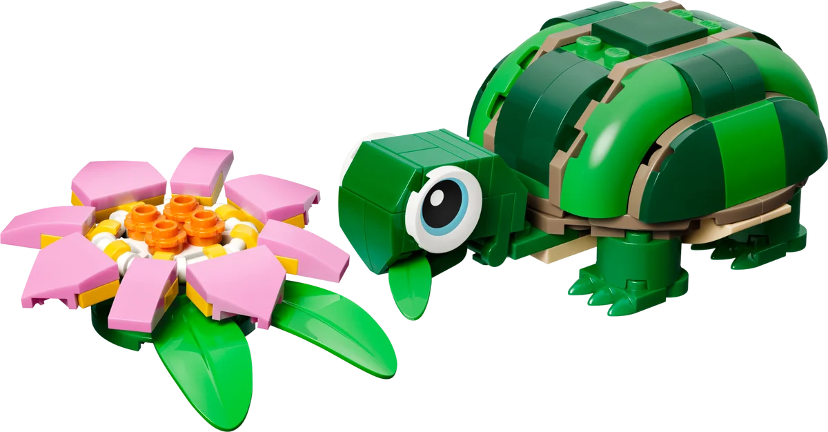 LEGO® 31377 Żółw i kwiat lilii wodnej - zdjęcie 2