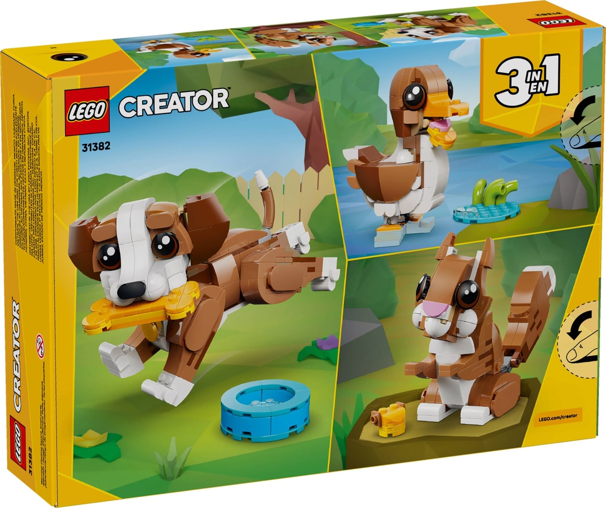 LEGO® 31382 Urocze zwierzątka: psotny szczeniaczek - zdjęcie 4