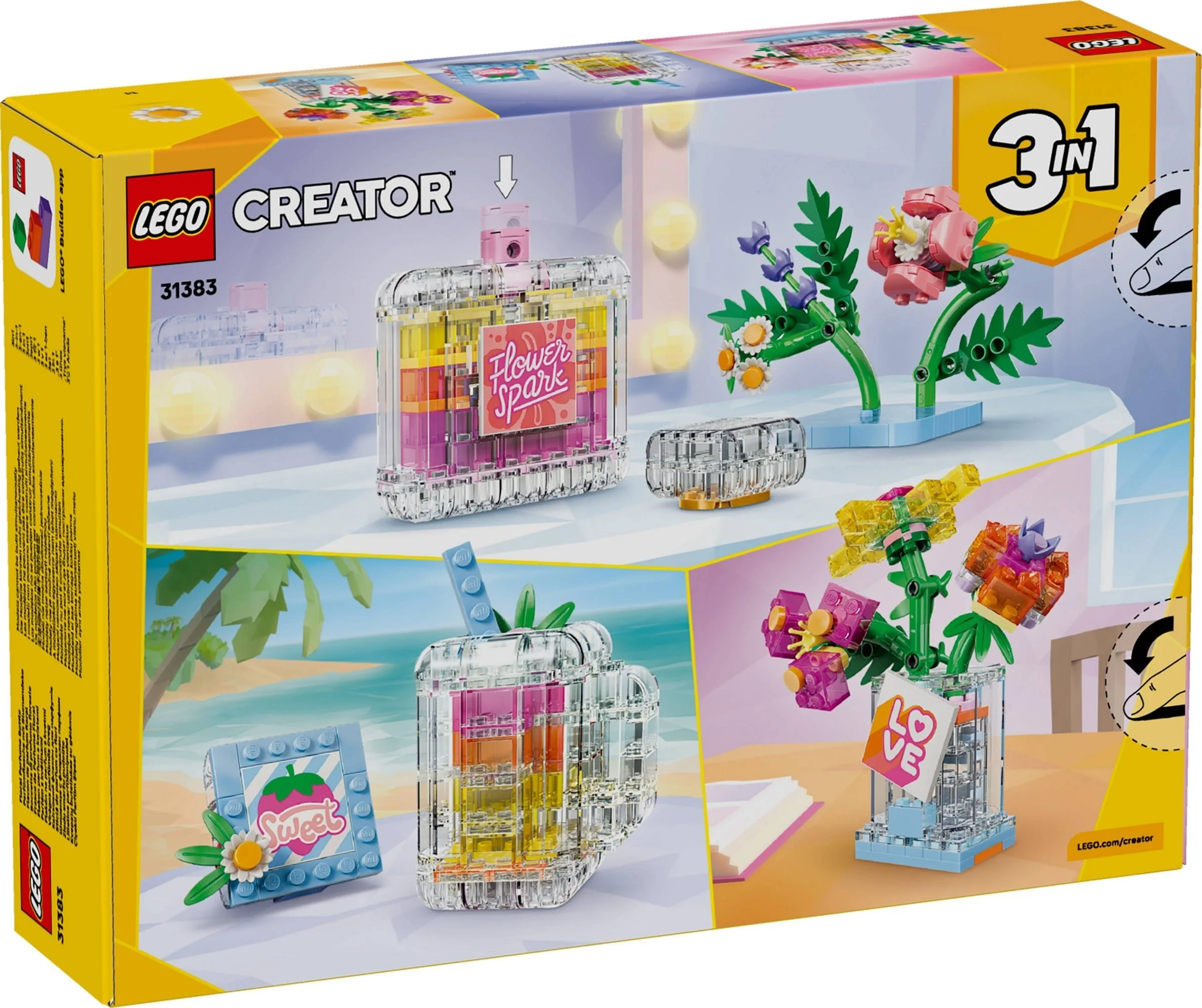 LEGO® 31383 Flakon perfum z kwiatową ozdobą - zdjęcie 4