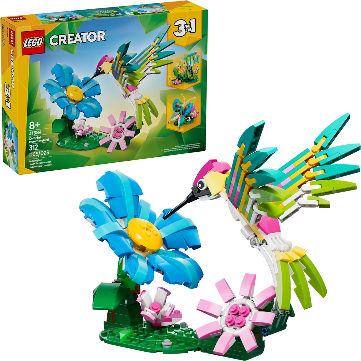 LEGO® 31384 Dzikie zwierzęta: kolorowy koliber - zdjęcie 6