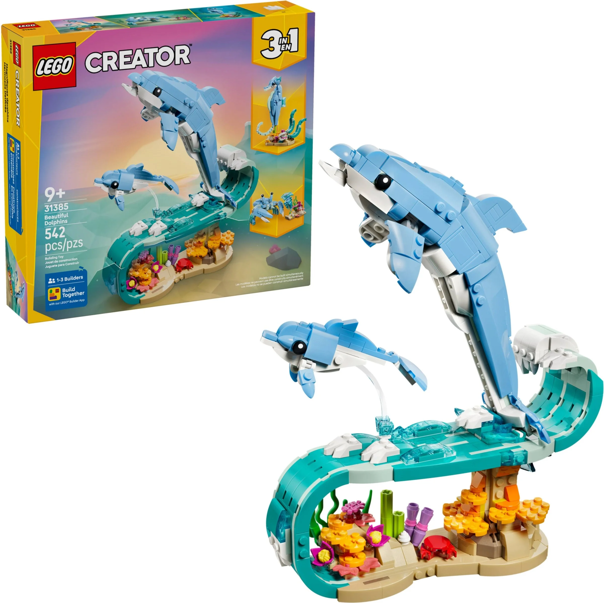 LEGO® 31385 Zwierzęta Morskie: Piękny Delfin - zdjęcie 5