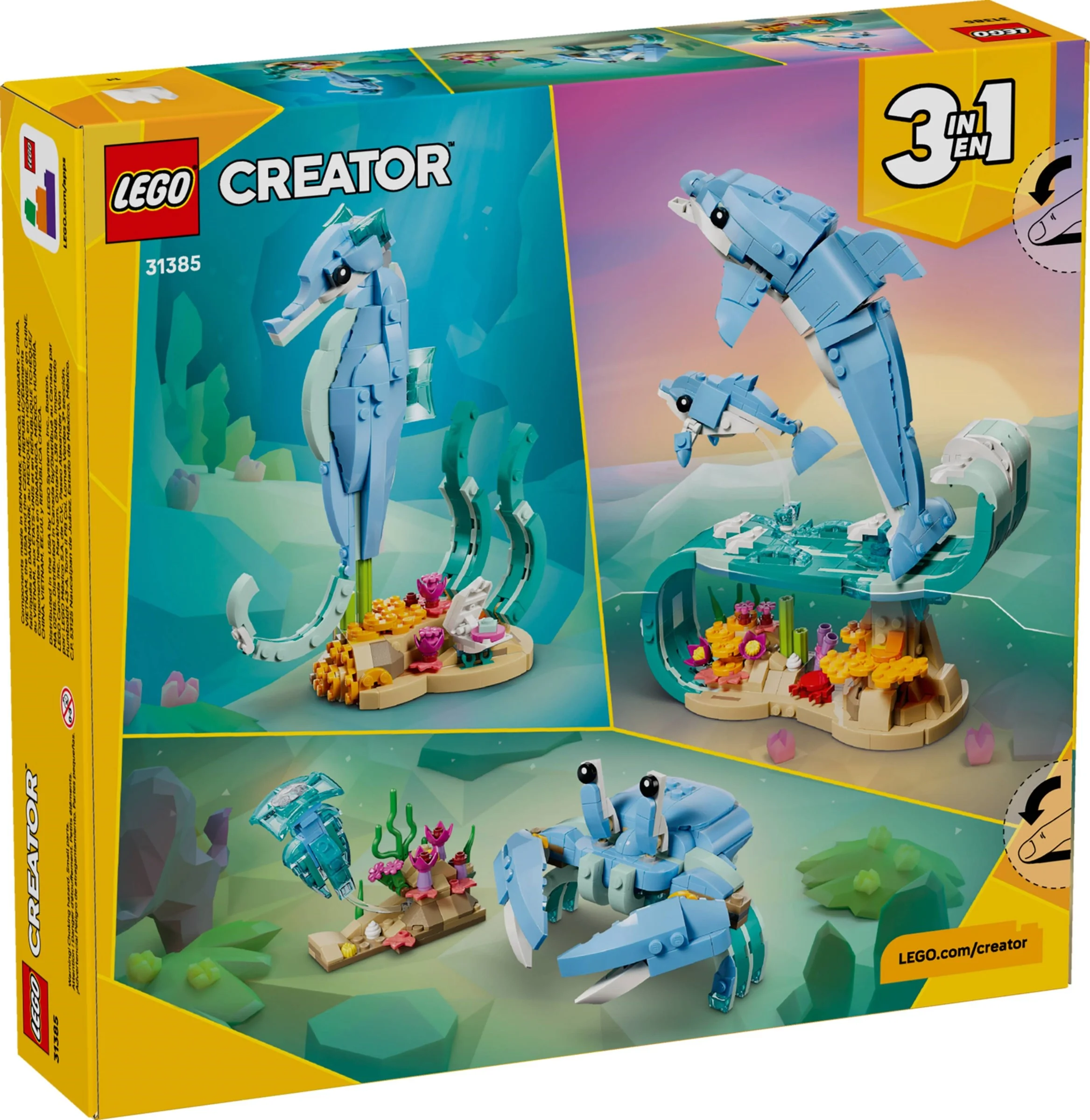 LEGO® 31385 Zwierzęta Morskie: Piękny Delfin