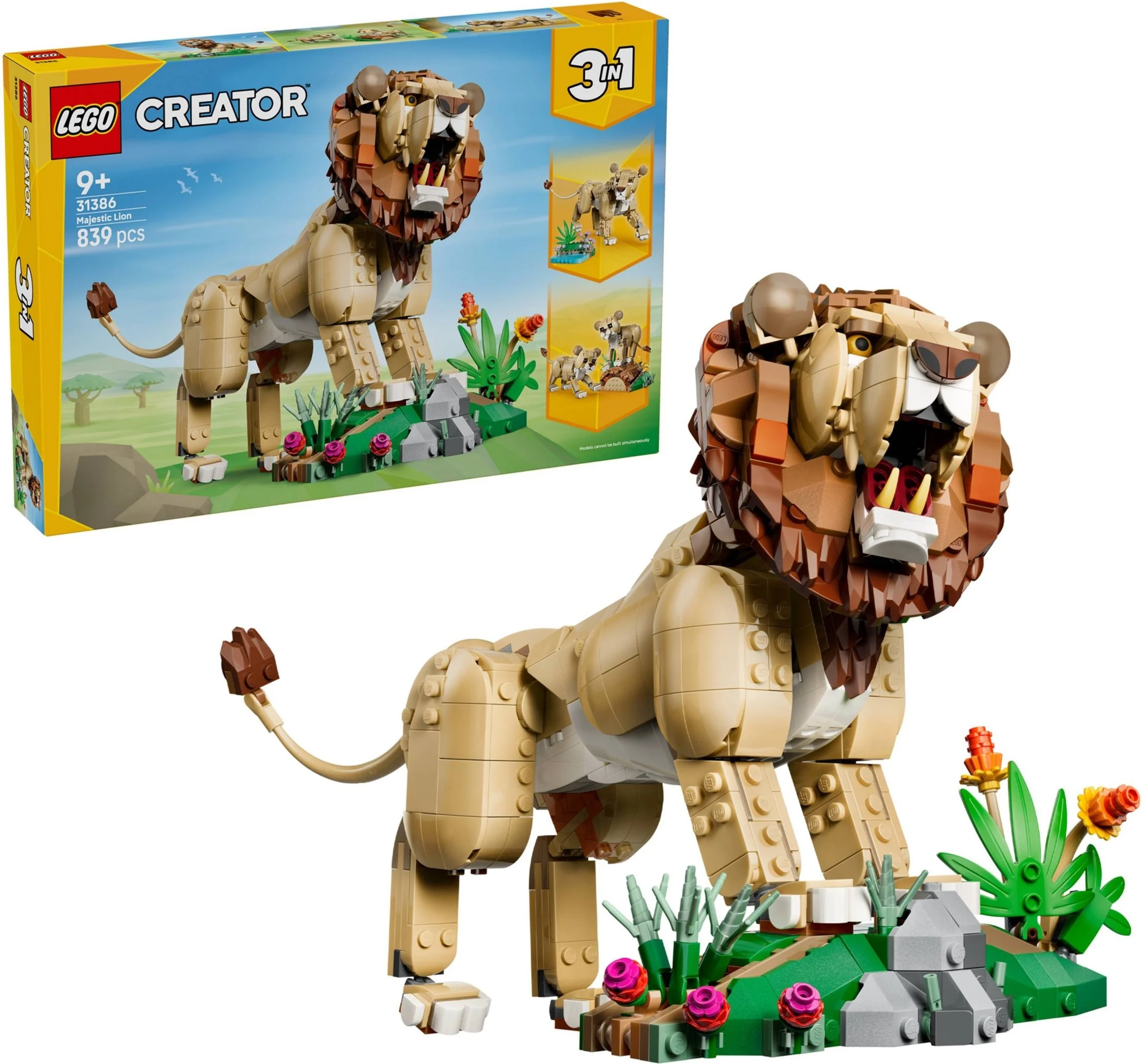 LEGO® 31386 Dzikie zwierzęta: Dumny lew - zdjęcie 5