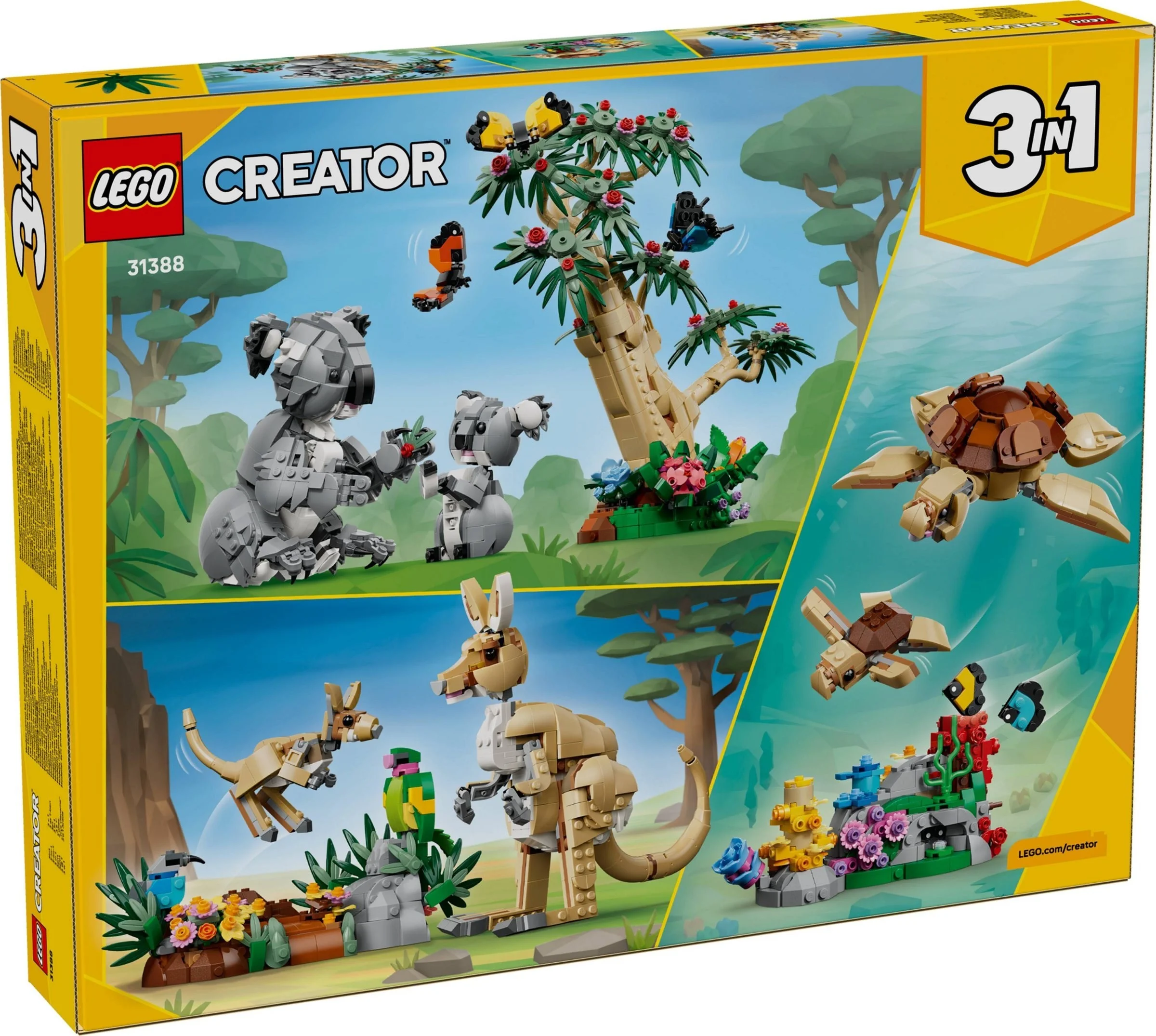 LEGO® 31388 Dzikie zwierzęta: Rodzina koali - zdjęcie 3