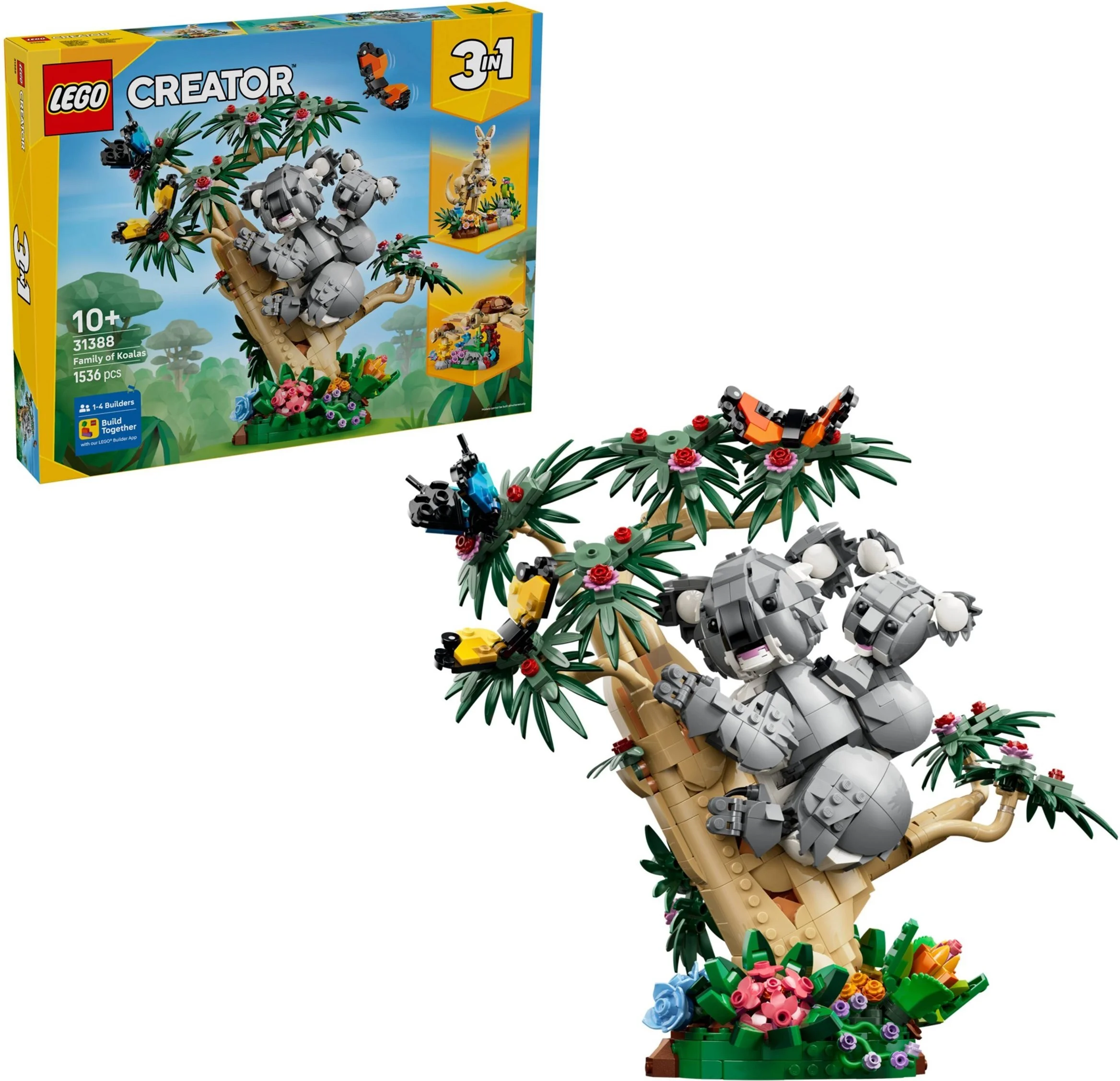 LEGO® 31388 Dzikie zwierzęta: Rodzina koali - zdjęcie 5