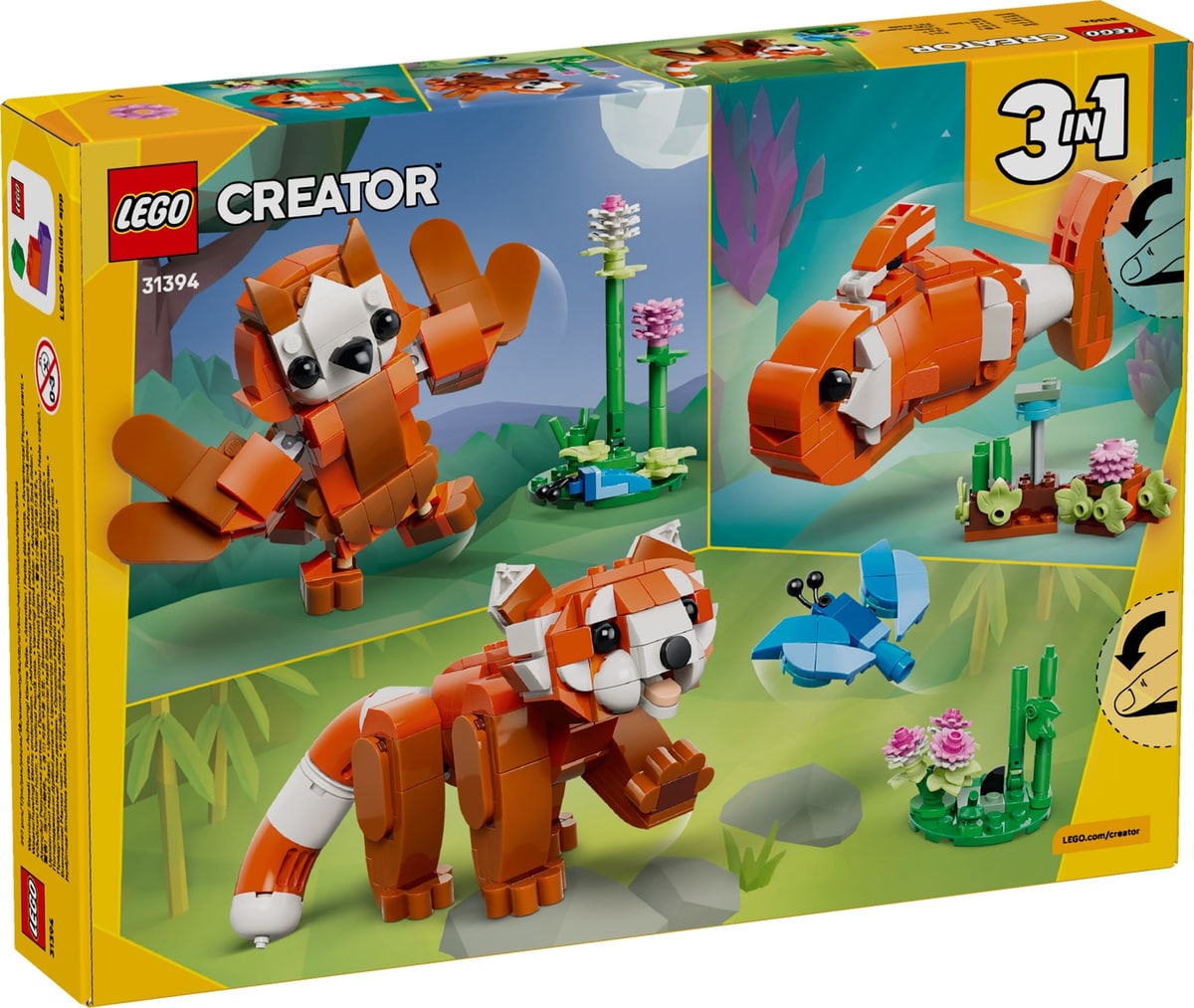 LEGO® 31394 Urocze zwierzątka: Panda ruda - zdjęcie 2