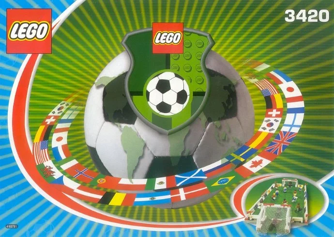 LEGO® 3420 nowy Lego Sports Football Japońska wersja Totalny Unikat Misb 2002