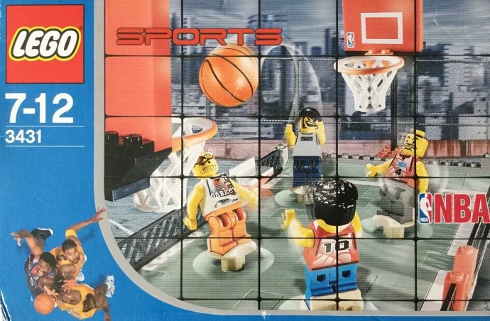 LEGO® 3431 Boisko Koszykówki Streetball Basketball Sports Misb 2003