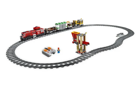 LEGO® 3677 Pociąg towarowy, czerwony Unikat - zdjęcie 2
